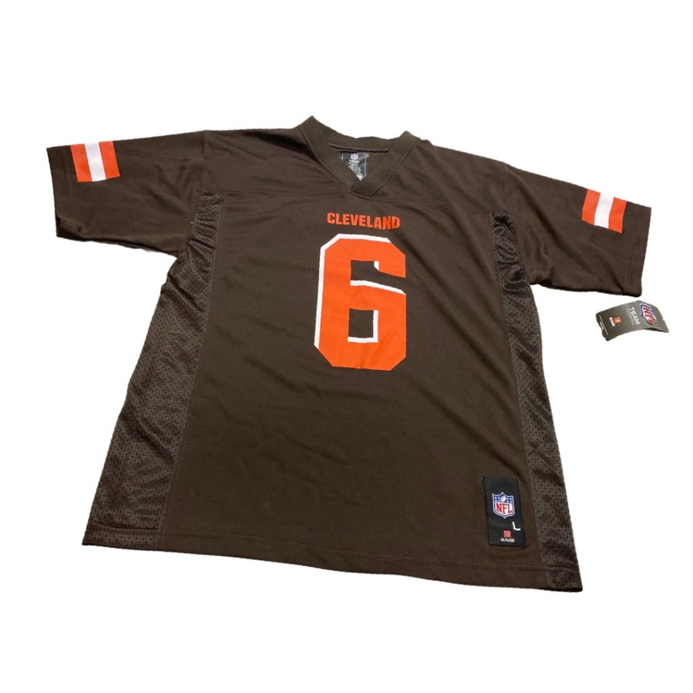 Baker Mayfield Cleveland Browns NFL Kids 4-7 Brown Home Mid-Tier Jersey-Large